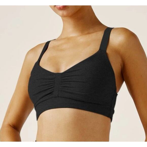 Beyond Yoga Spacedye On Center Sports Bra Darkest Night Size L - Picture 1 of 8